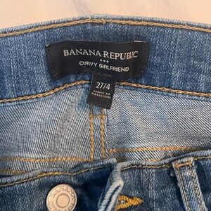 Banana Republic Curvy Girlfriend Jeans in Blue